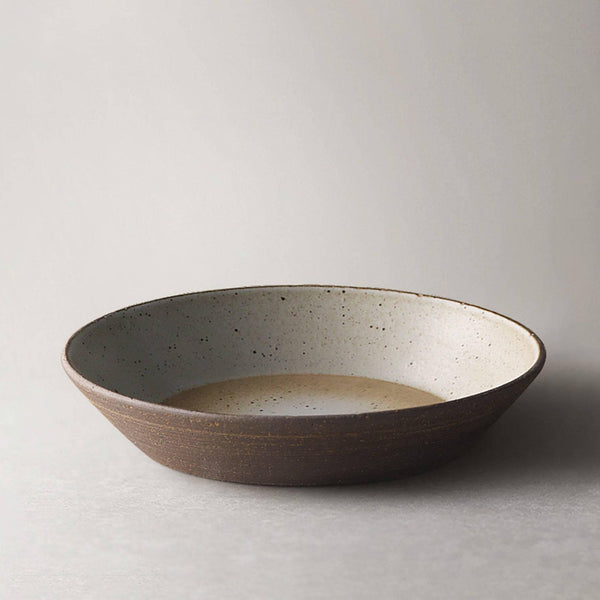 Handmade Round Flat Plate - Eunaliving