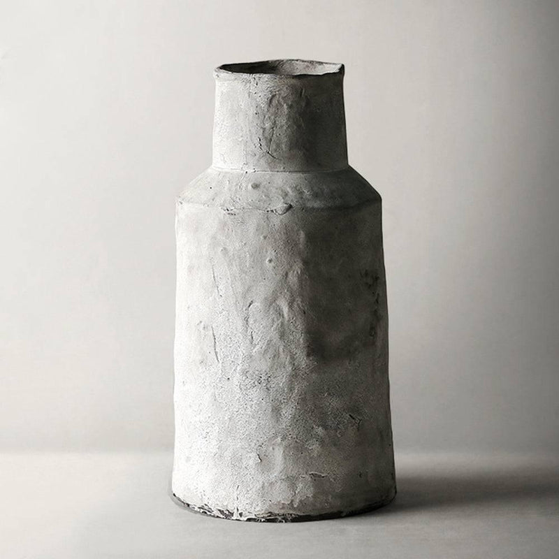 Handmade Vintage Gilt Silver Ceramic Vase - Eunaliving