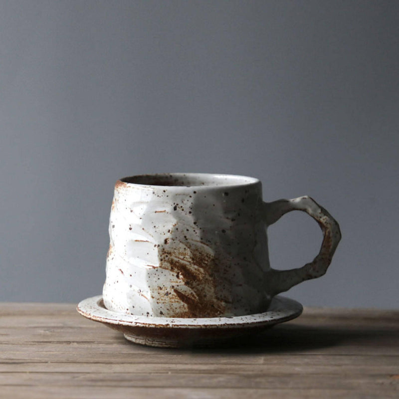 Handmade Vintage Hand Brewed Coffee Mug - Eunaliving