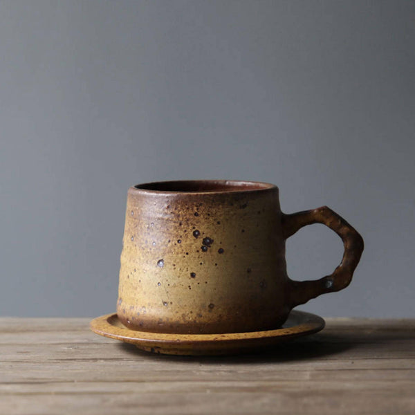 Handmade Vintage Hand Brewed Coffee Mug - Eunaliving
