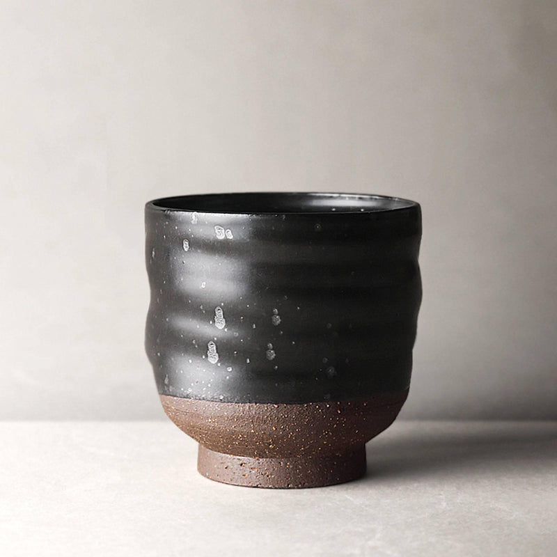 Handmade Vintage Rough Pottery Tea Cup - Eunaliving