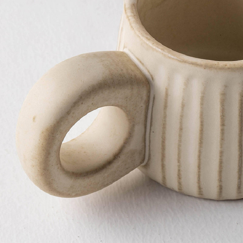 Japanese Style Ceramic Vertical Mug - Eunaliving