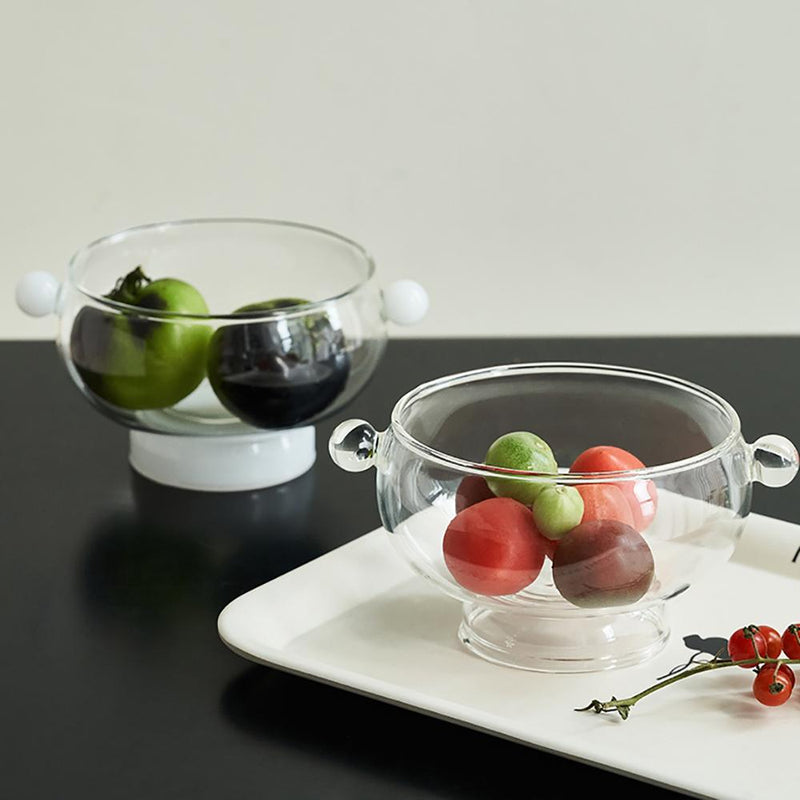 Dessert Glass Bowl With Two Ears