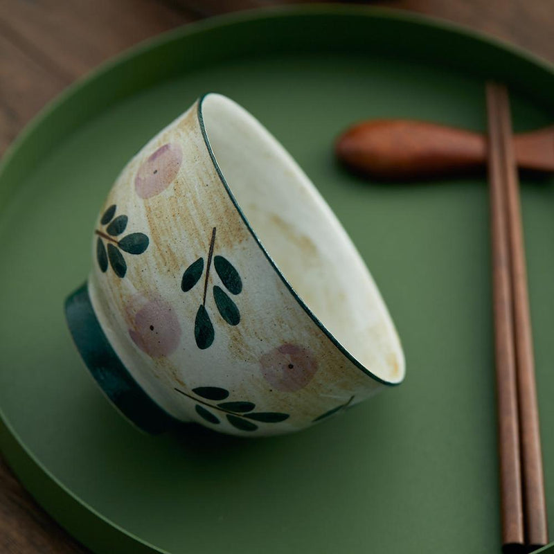 Japanese Hand-painted Rustic Ceramic Tableware - Eunaliving