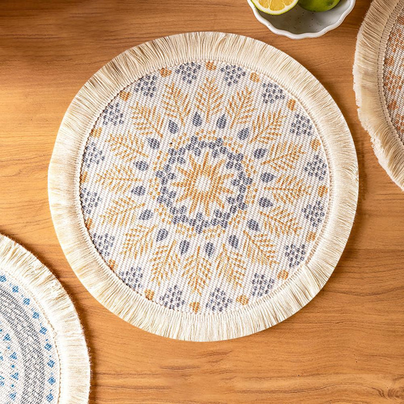 Vintage Woven Insulated Table Mat - Eunaliving