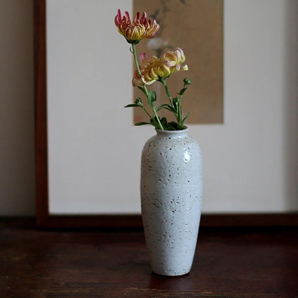 Japanese Style White Ceramic Flower Vase – BellyPots