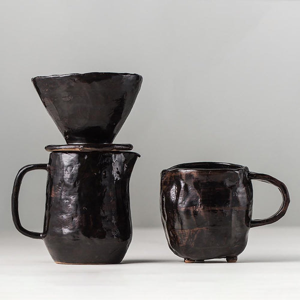 Ceramic Hand Brewed Coffee Pot Set