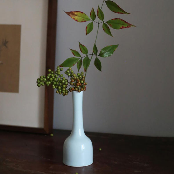Vintage Green Glaze Vase - Eunaliving