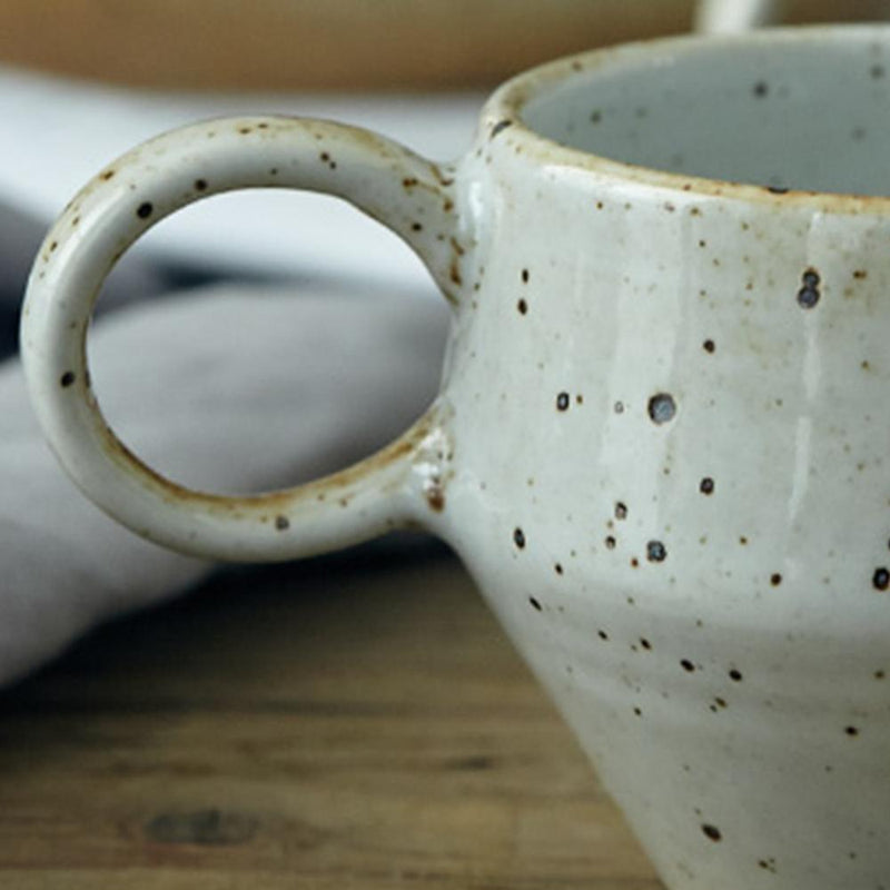 Vintage Coarse Pottery Handcrafted Coffee Mug - Eunaliving
