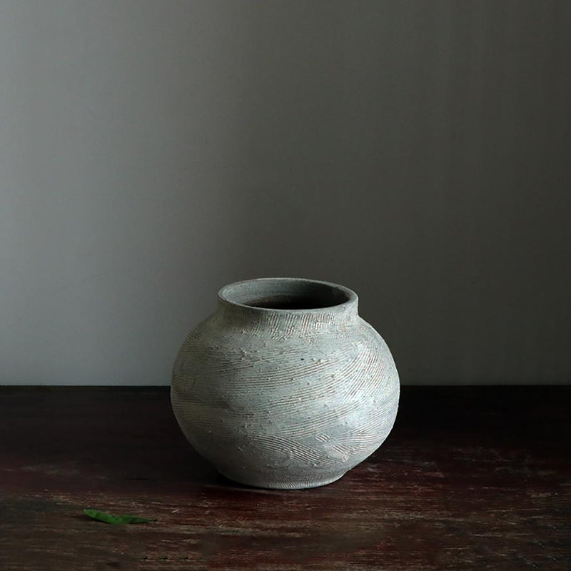 Japanese Handmade Powder Lead Vase