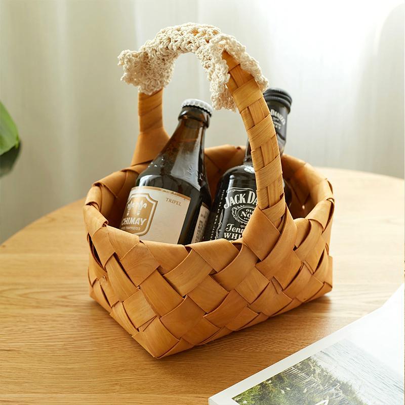Handmade Wicker Storage Basket - Eunaliving