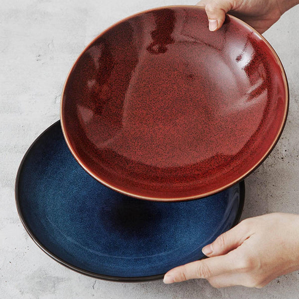 Kiln-change Retro Creative Ceramic Noodle Bowl - Eunaliving