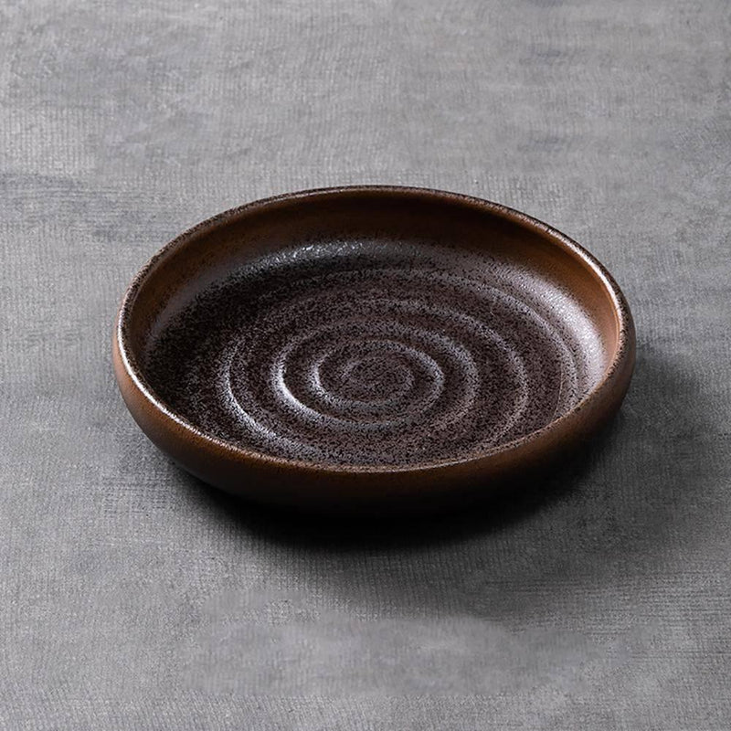 Kiln Formed Coarse Ceramic Plate - Eunaliving