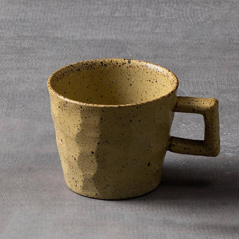 Kiln Glaze Irregular Spray Dot Ceramic Mug - Eunaliving