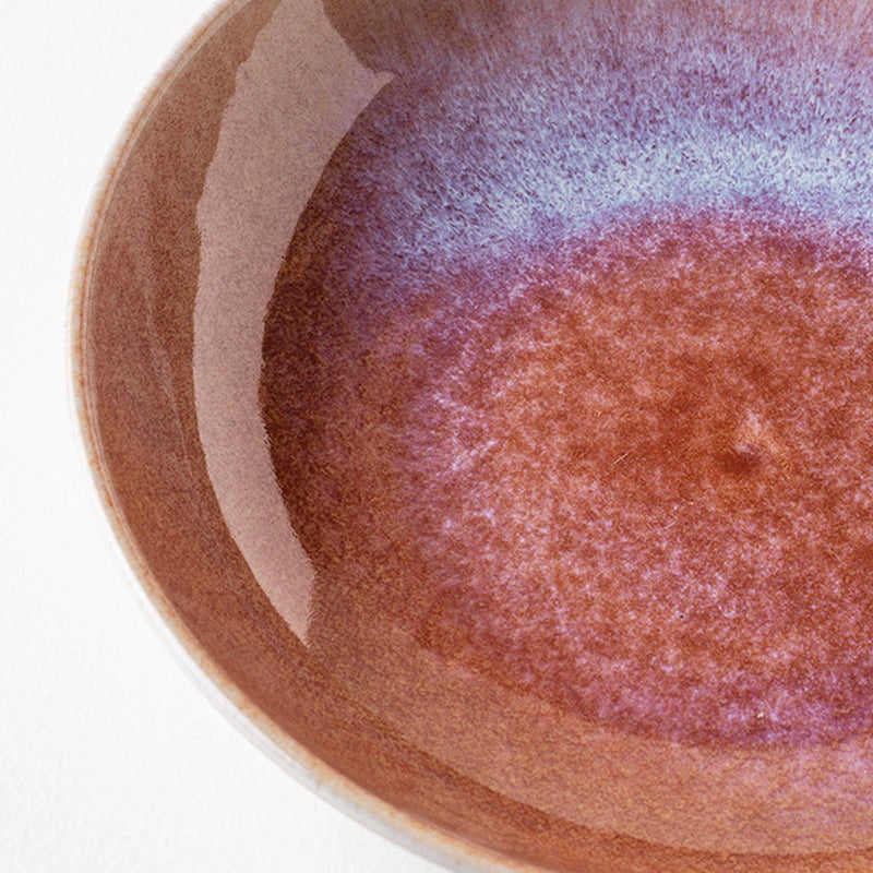 Lunar Eclipse Fuchsia Gradient Ceramic Bowl - Eunaliving