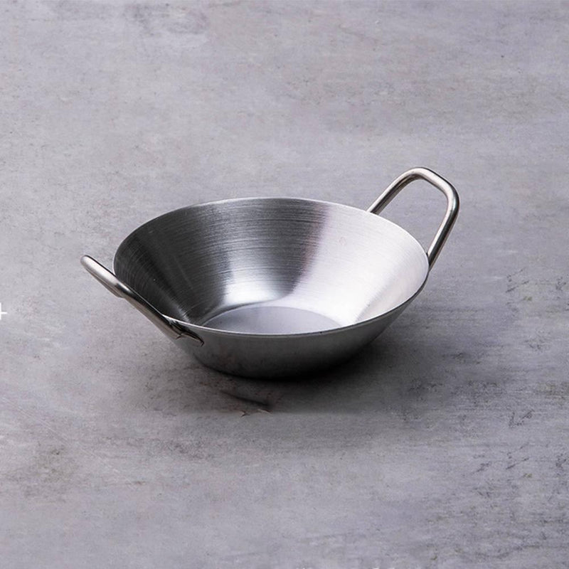 Metal Double-ear Stainless Steel Sauce Plate - Eunaliving
