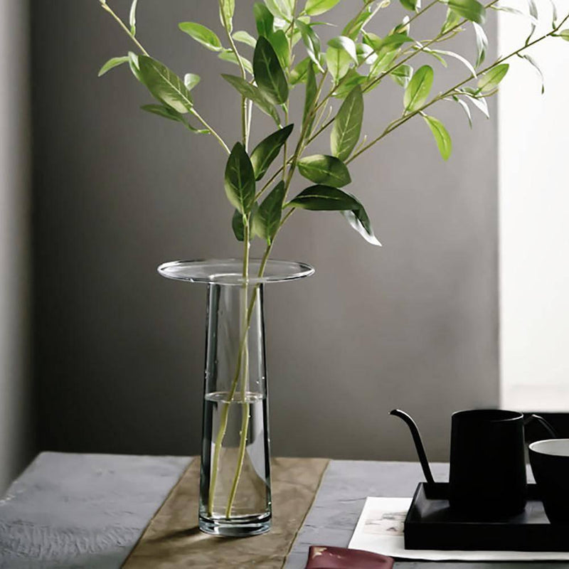 Modern Minimalist Glass Vase Creative Flower Vessels - Eunaliving