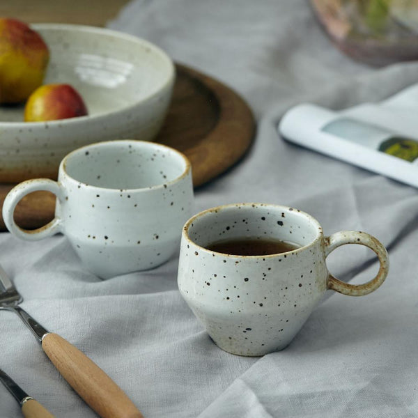 Vintage Coarse Pottery Handcrafted Coffee Mug - Eunaliving