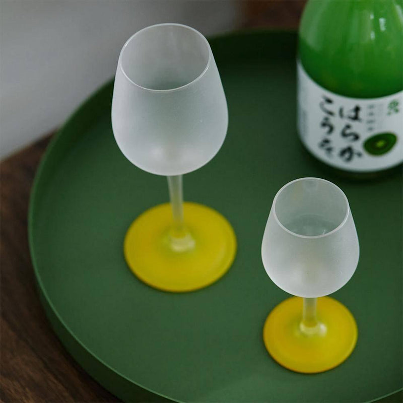 Refreshing Frosted Glass Small Goblet - Eunaliving