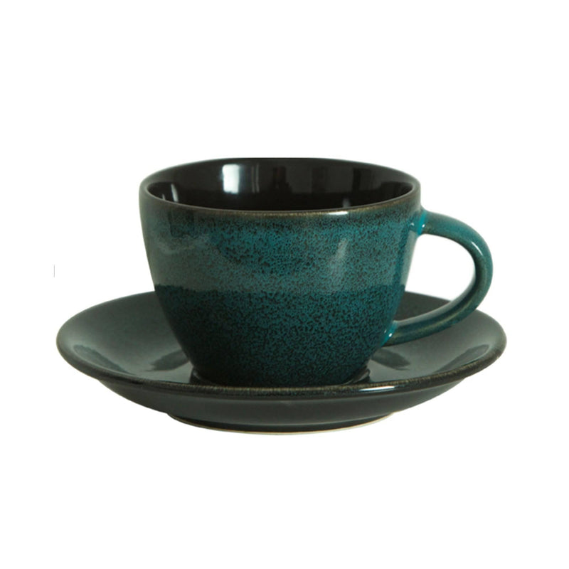 Retro Coffee Cup And Saucer Set - Eunaliving