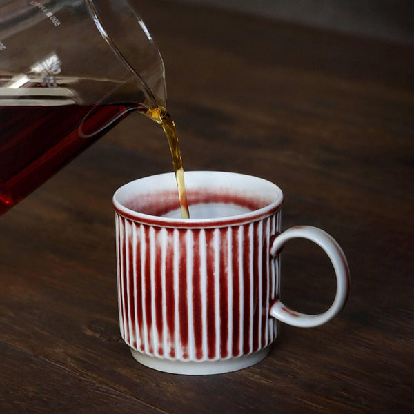 Retro-Red Coffee Mug - Eunaliving