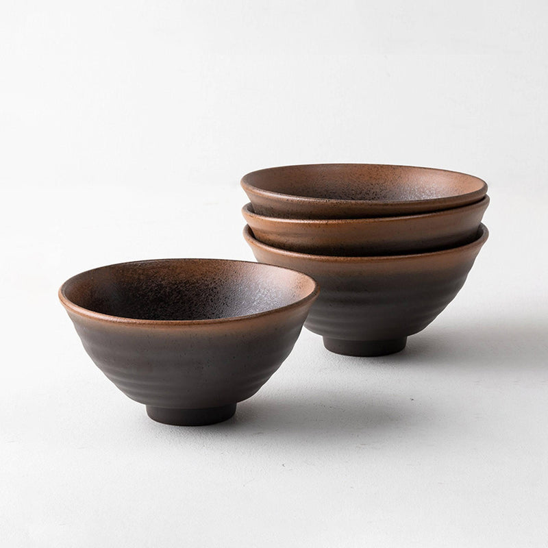 Rough Ceramic Threaded Bowl