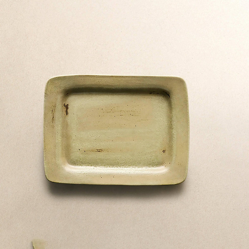 Rough Pottery Handmade Oval Plate - Eunaliving
