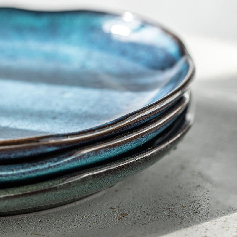 Scandinavian Creative Retro Ceramic Spaghetti Plate - Eunaliving