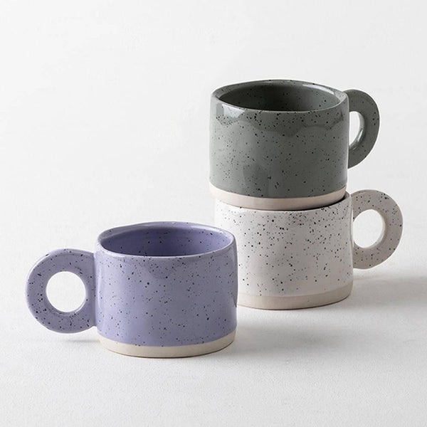 Scandinavian Shaped Ceramic Coffee Mug - Eunaliving