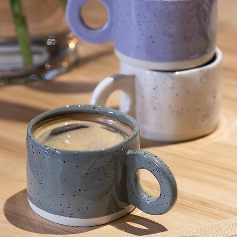 Scandinavian Shaped Ceramic Coffee Mug - Eunaliving