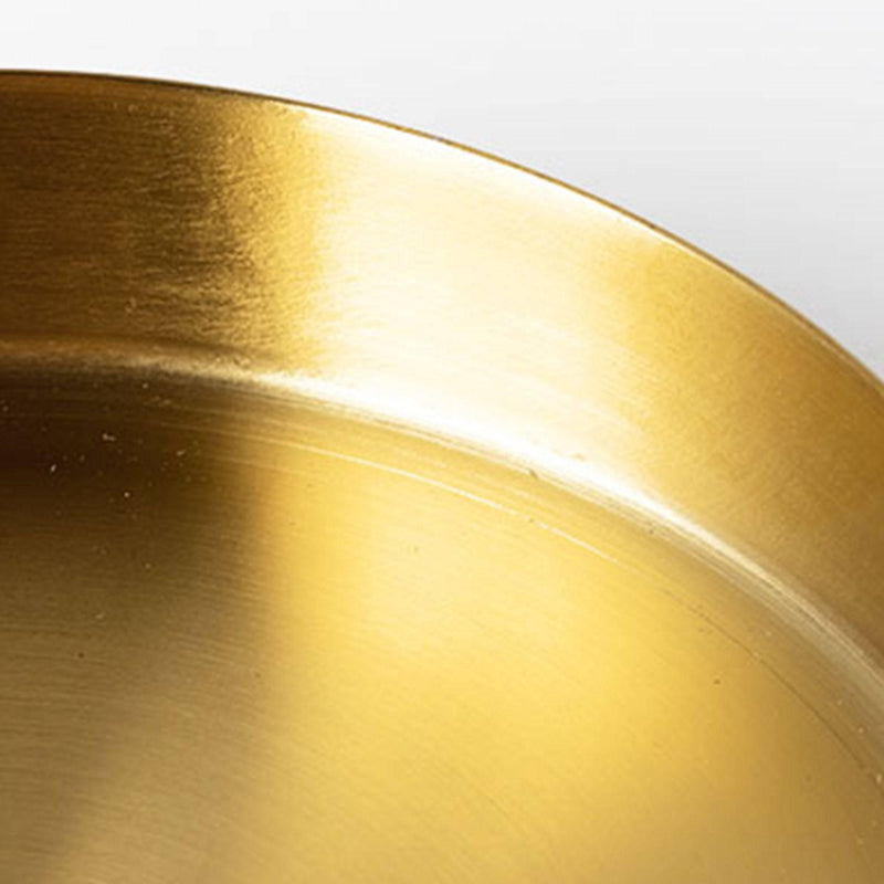 Scandinavian Style Brass Stainless Steel Tray - Eunaliving