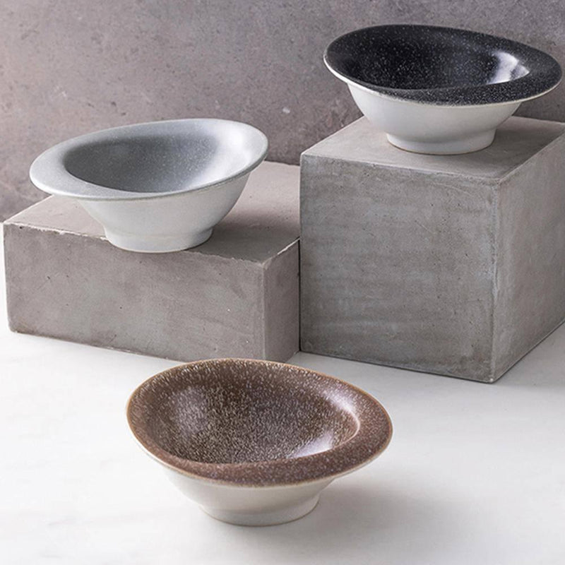 Shaped Imitation Stone Matte Glaze Color Pottery Bowl - Eunaliving