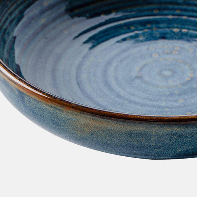 Starburst Simple Ceramic Round Plate - Eunaliving