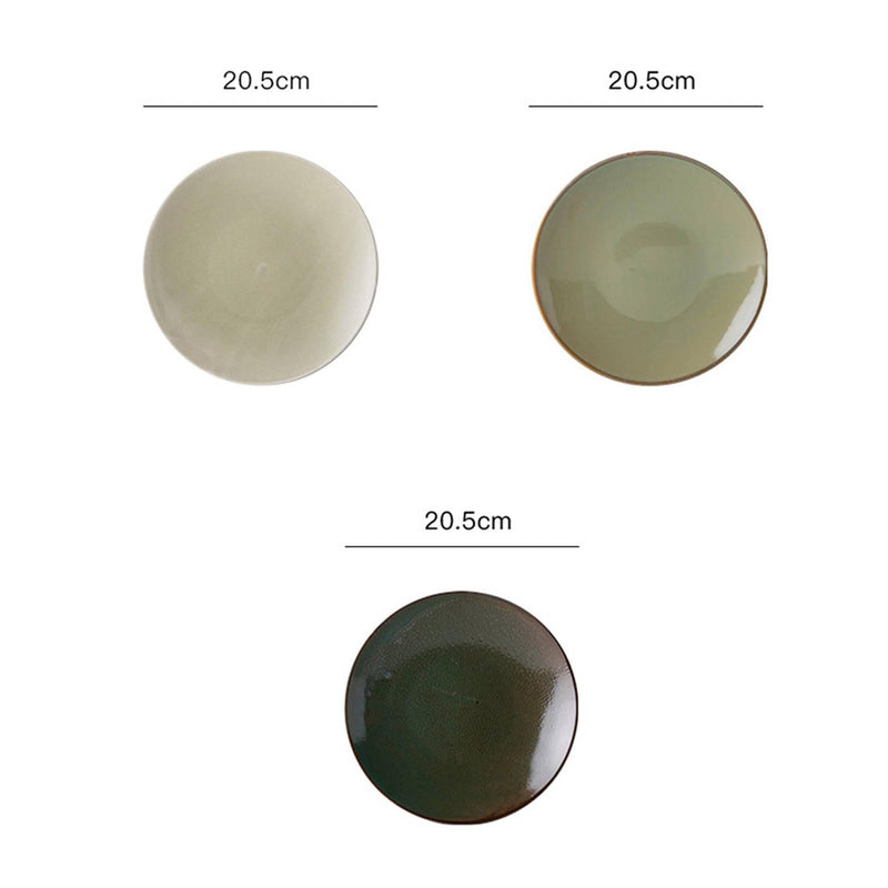 Stone Lime Shallow Plate - Eunaliving