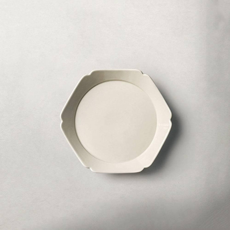 Straw Grey Glazed Handcrafted Petal Ceramic Tableware - Eunaliving