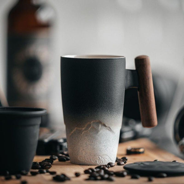 Wooden Handled Coffee & Tea Mugs – Coffeify