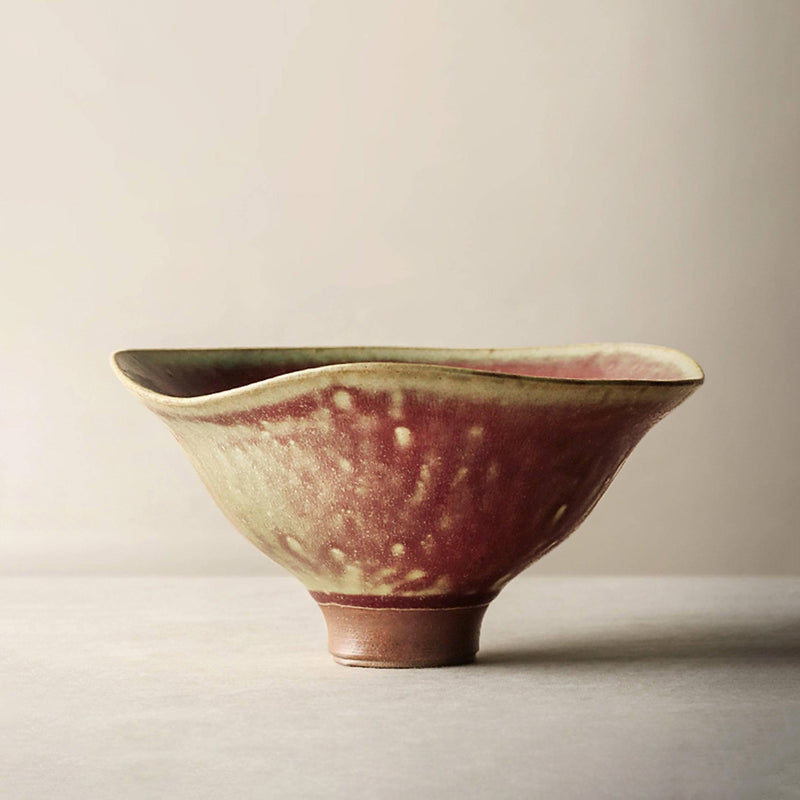 Uneven-Edged Pottery Bowl