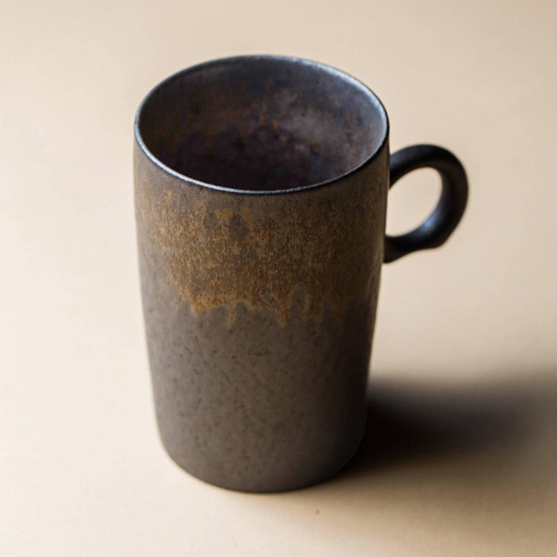 Vintage Gilt Mug Latte Cup Hand Punch Cup - Eunaliving