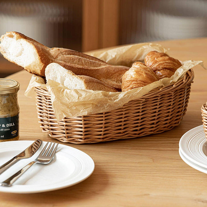 Wicker Kitchen Storage Bread Fruit Basket - Eunaliving